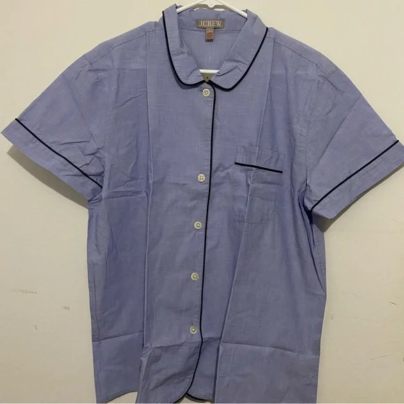 NWT J.Crew End On End Pajama Top Size L - Picture 4 of 6